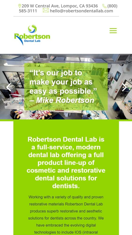 robertson-dental-lab-phone