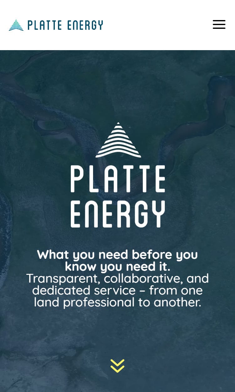 Platte Energy Mobile Mockup