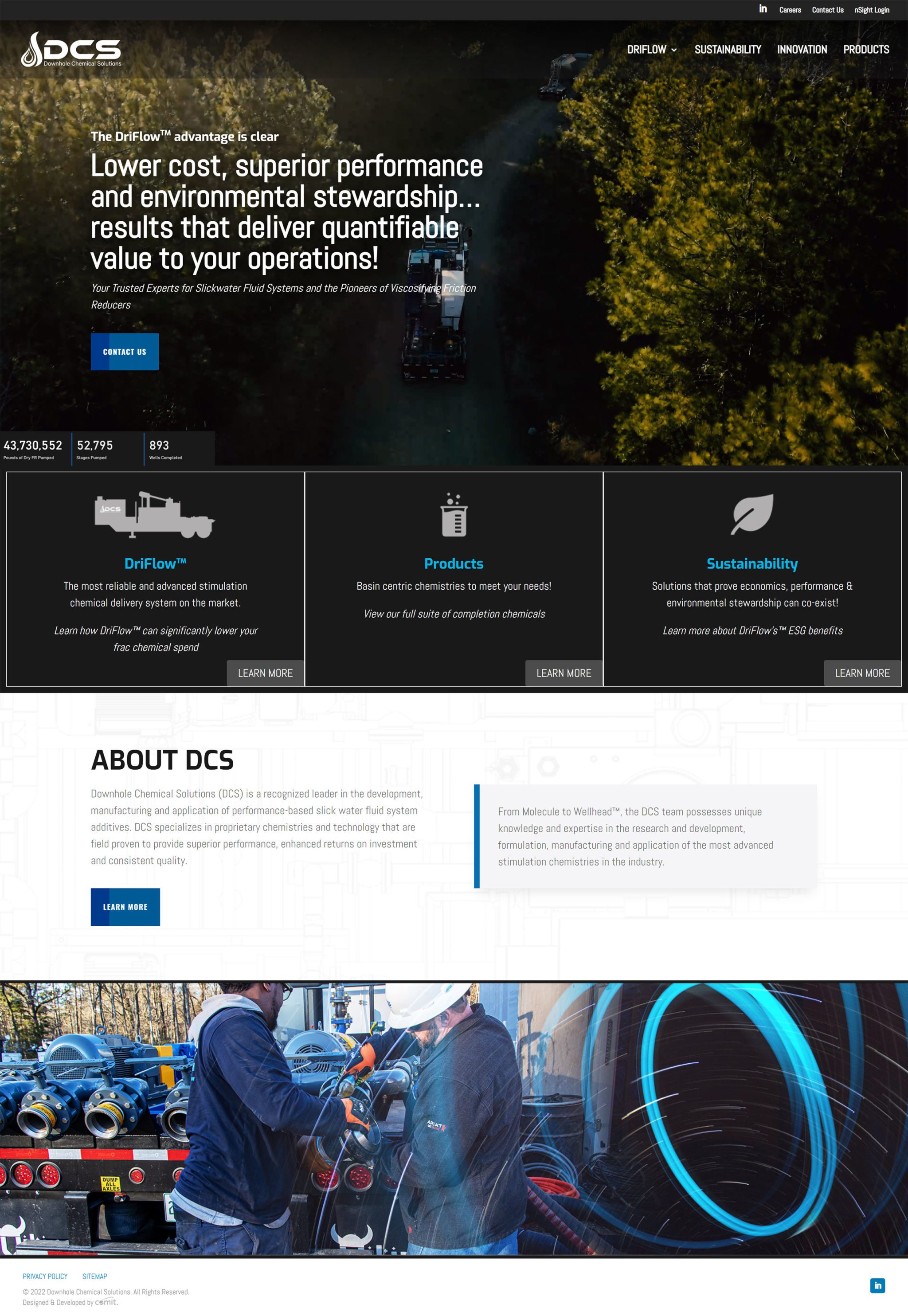 Dcs Desktop Home Page Mockup