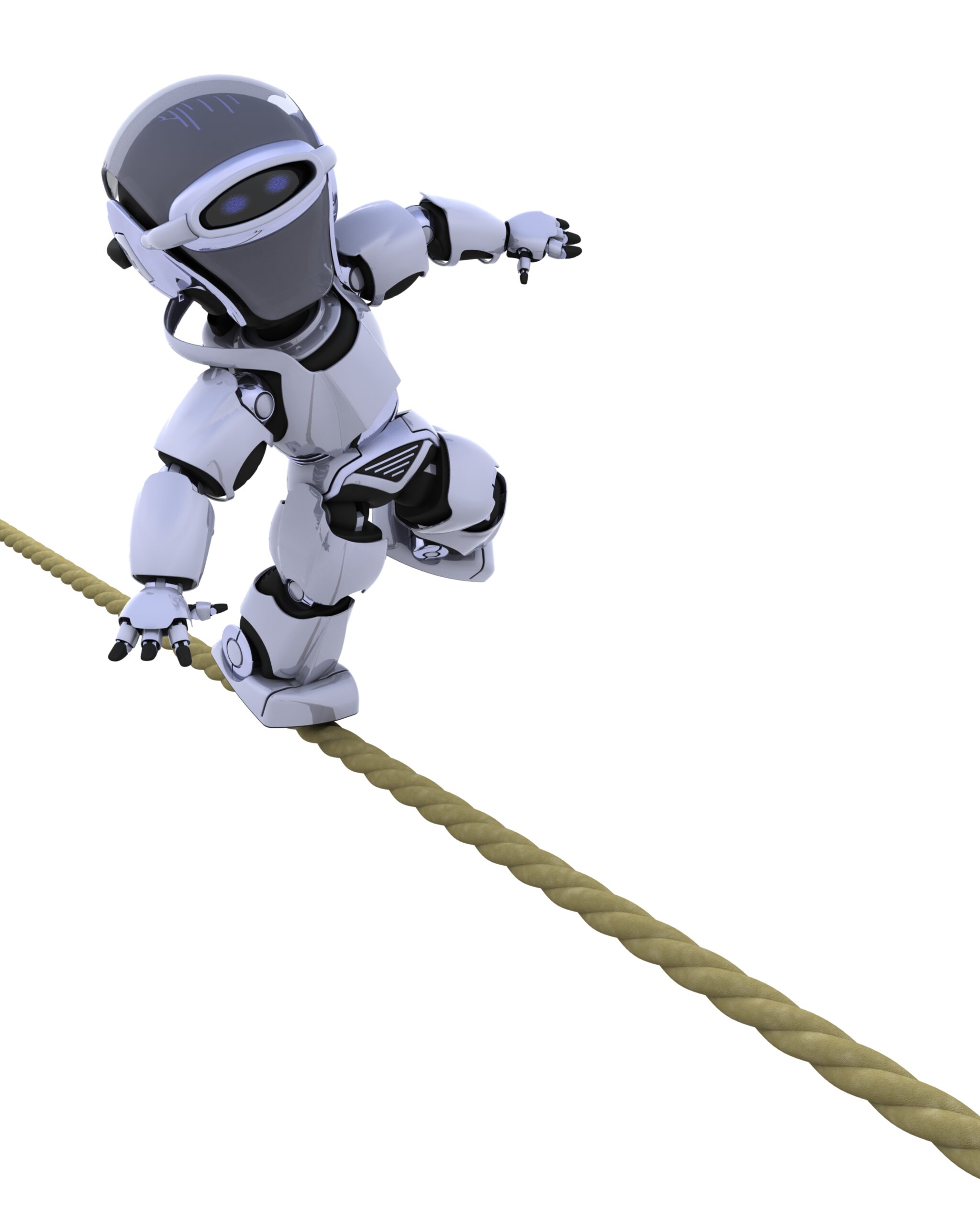 Robot On A Tight Rope