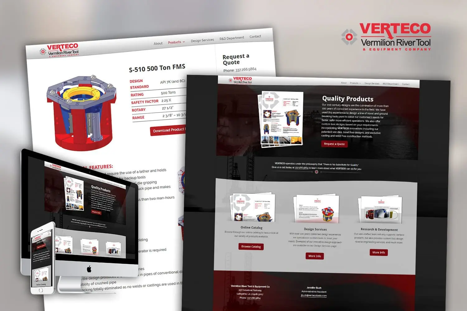 VERTECO Mockups