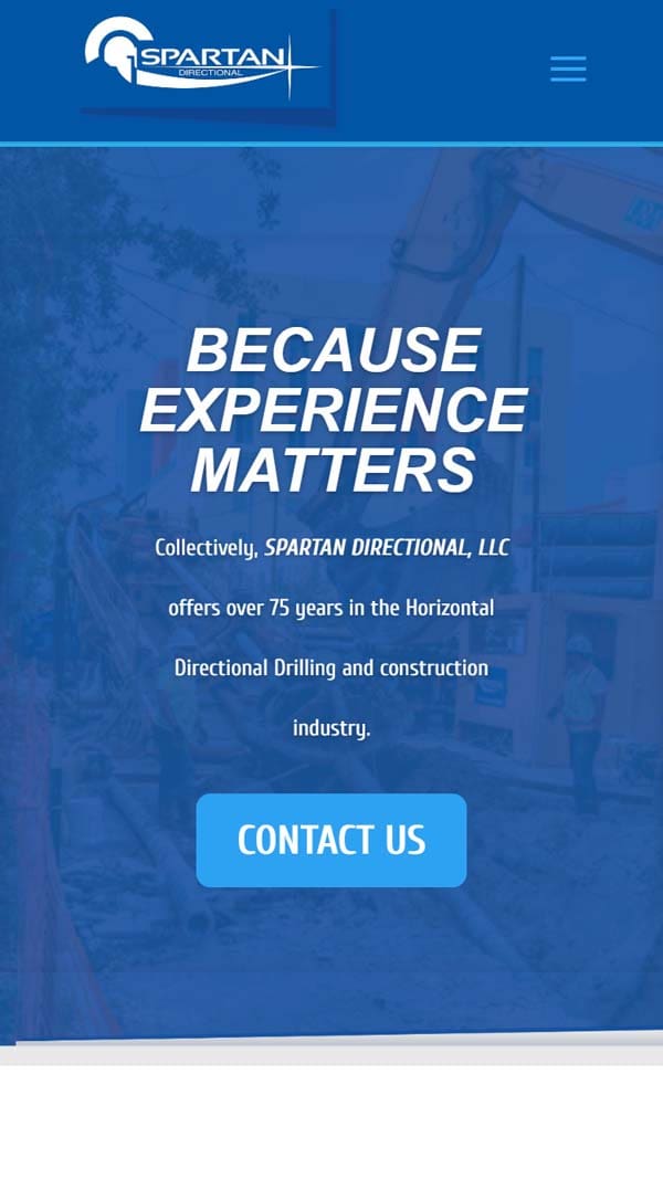 Spartan Directional phone mockup