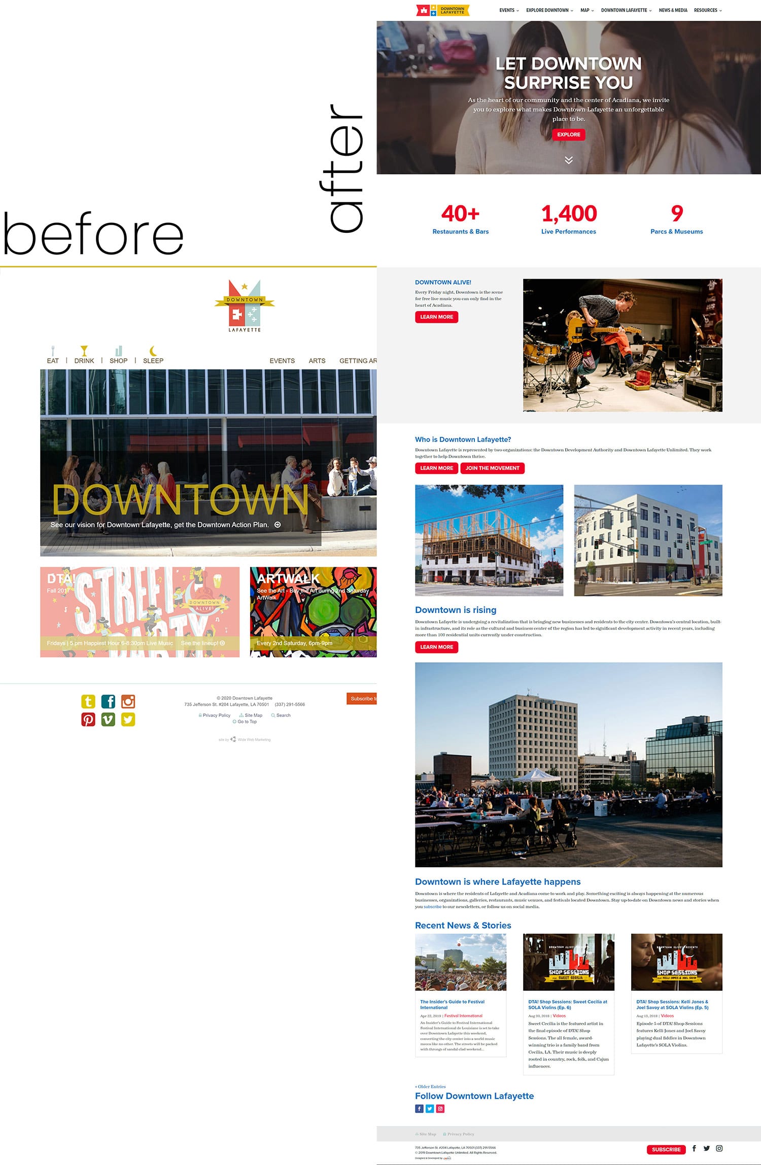 Downtown Before And After Mockups