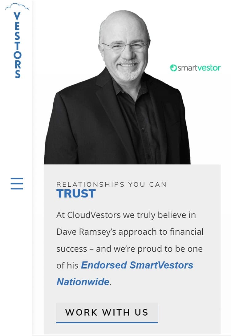 Cloudvestors Mobile Mockup
