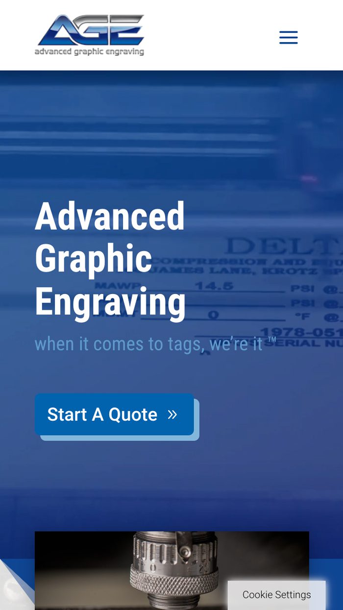Advancedgraphicengraving.com Mobile