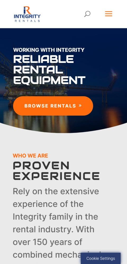Integrity Rentals Website Project | Comit Developers - Integrity Eco Luxury Rentals