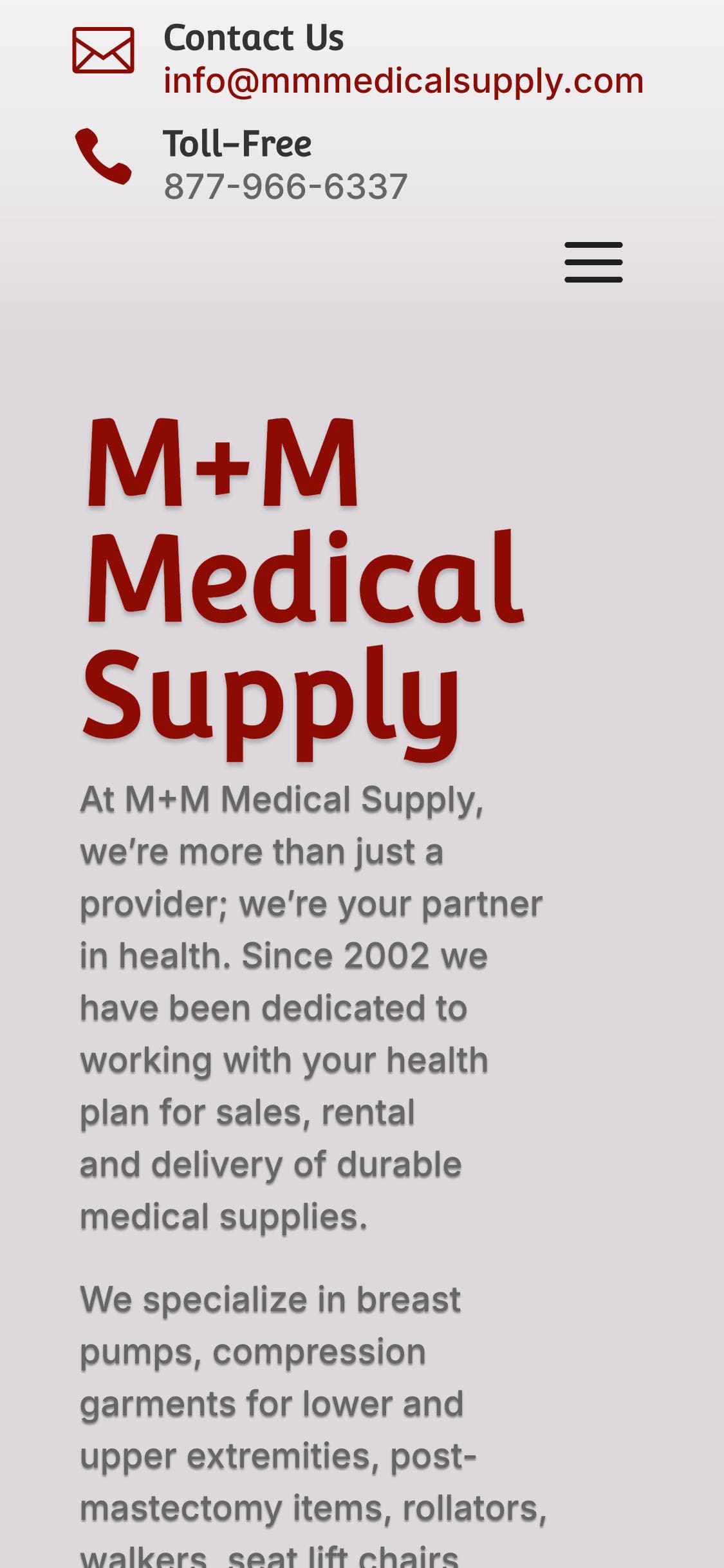 Www.mmmedicalsupply.com Mobile 1727465551