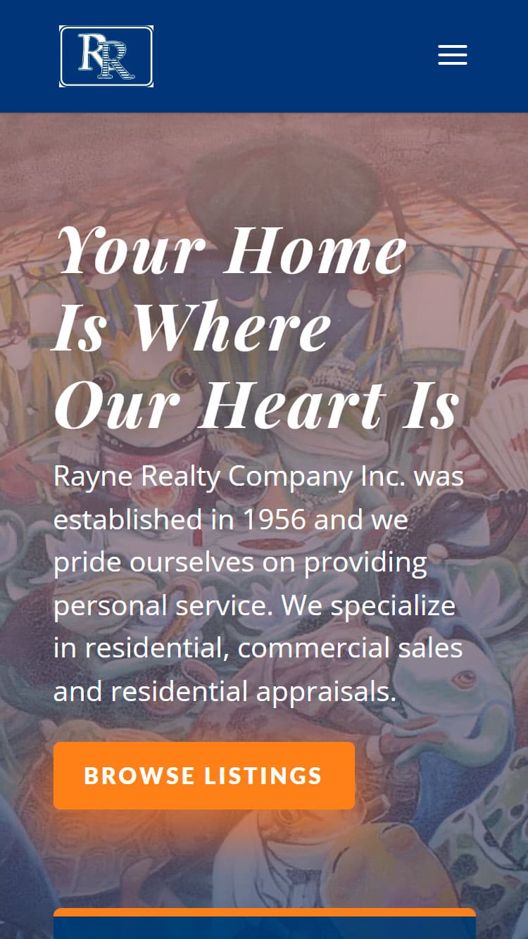 Rayne Realty Mobile Mockup