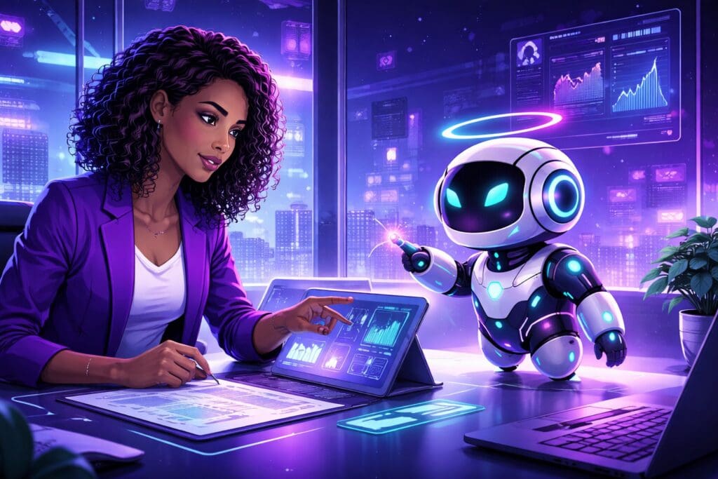 Ai Agent Helping Employee